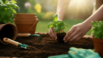 Como plantar manjericao