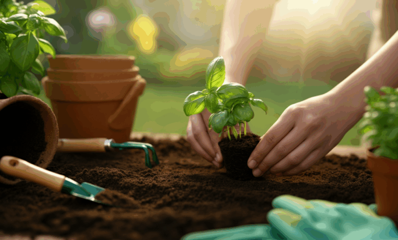 Como plantar manjericao