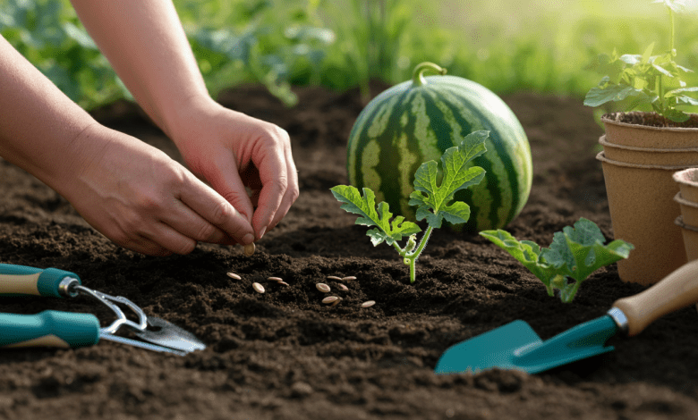 como plantar melancia