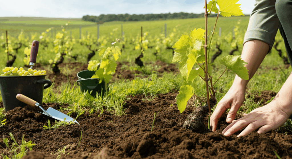 como plantar uva