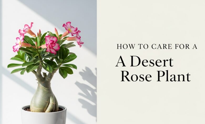 Como Cuidar da Flor do Deserto Planta