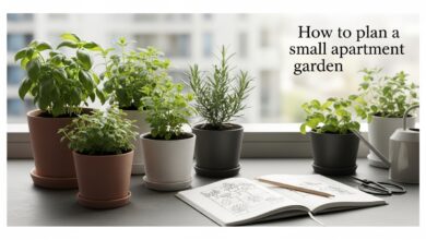 Como planejar uma horta pequena em apartamento
