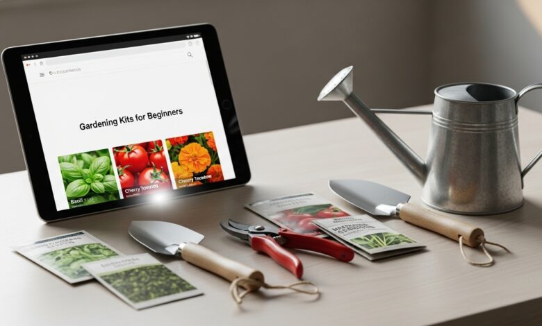 Comprar kit de jardinagem para iniciantes online
