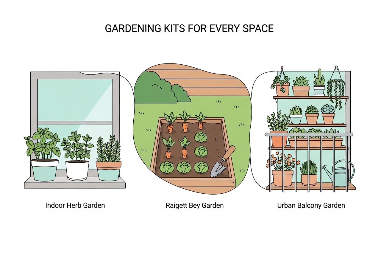 Tipos de kits para cada "mão verde"!