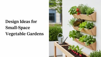 Ideias de design para hortas em espaços pequenos