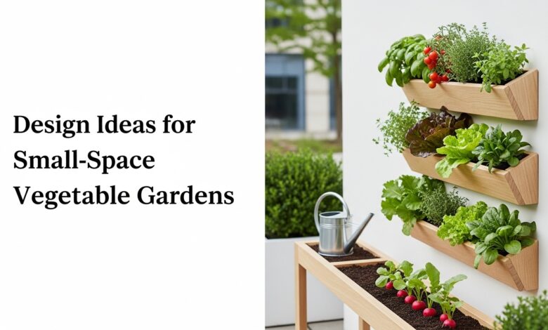 Ideias de design para hortas em espaços pequenos