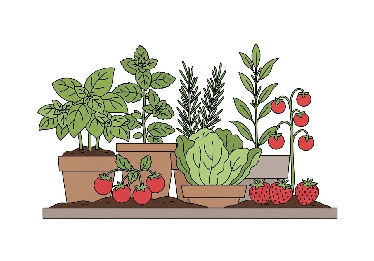 O Que Plantar na Sua Horta Pequena?